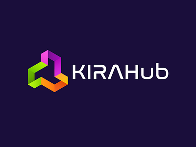 Kirahub abstract design logo symbol