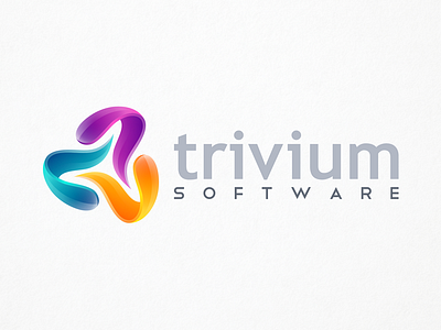 Software abstract logo symbol