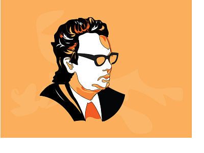 Munir Chowdury cartoon design digital art graphic design illustration illustrator munir chowdury portrait portrait art vector vector portrait writer