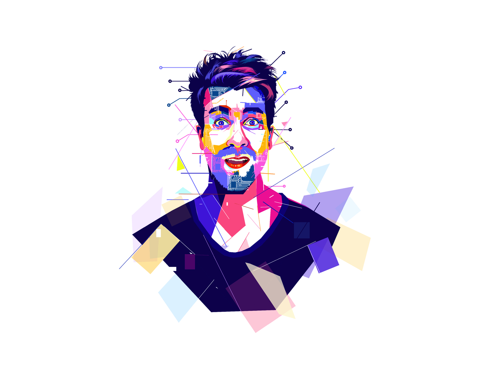 Pop Art Portrait by Sharmin akter Taieba on Dribbble