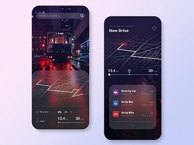 Navigation App Concept adobe illustrator adobe photoshop adobexd android app creative dailyui designxd graphic designadobe xd interface ios mobile mockup ui ui design ui ux uidesign ux