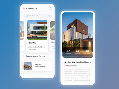 Real Estate App Concept