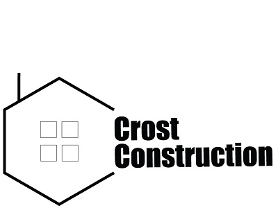 Croft Construction branding design icon illustration logo minimal