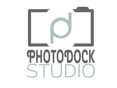 Photodock branding design flat icon illustration logo