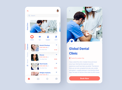 Health App app app design colorful design health app home screen illustraion onboarding screens