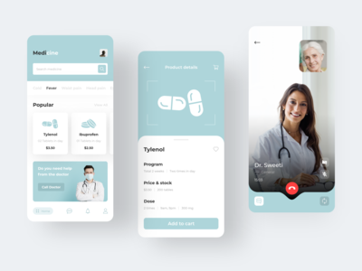 Medicine App medicine app colorful icon app ios home screen design clean ux ui