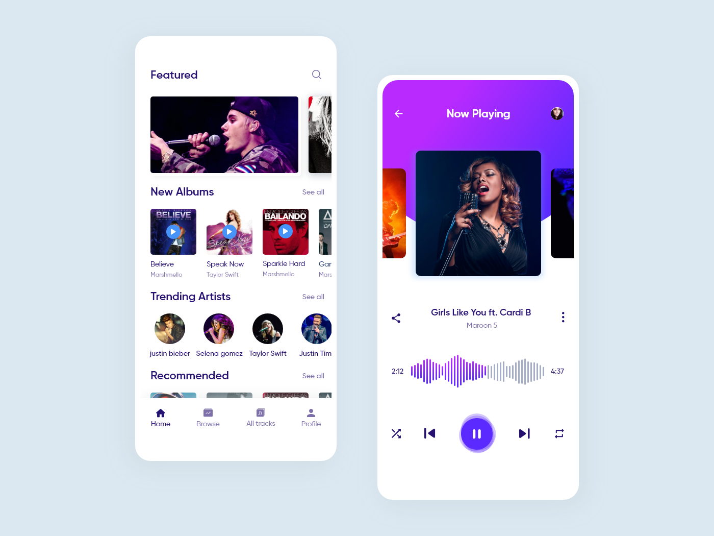 Friend Songs by Manoj Dalvadi for MindInventory on Dribbble