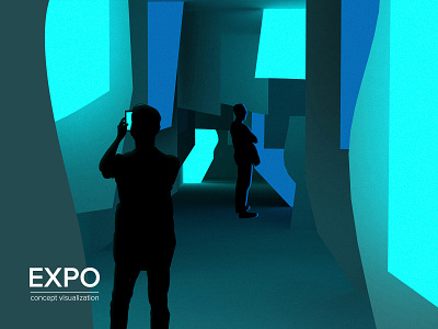 Visualization of expo concept 3dsmax art exterior illustration interior photoshop techdesign