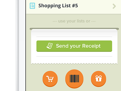 Smart Shopping List app barcode cart list receipt shopping
