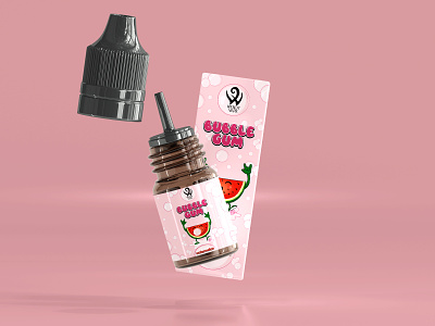 Label design for e-liquids branding design graphic design illustration vector