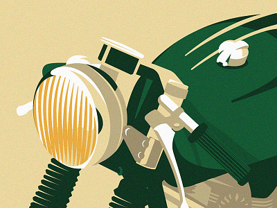 Vintage motorcycle 2 (Research poster)