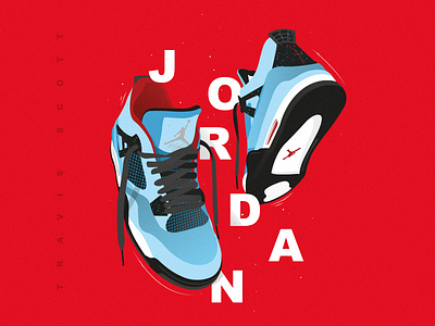 Illustration Jordan retro 4