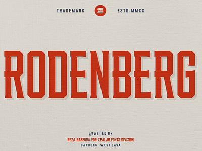 RODENBERG | FONT