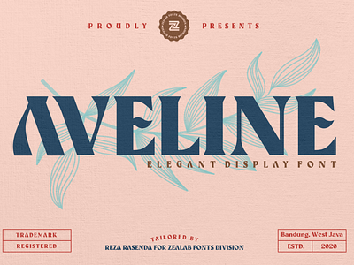 Aveline elegant font