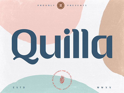 Quilla Fonts design elegance elegant elegant font fancy font font fontype gold jewelry logo luxury luxury font minimalist modern packaging pretty quilla sans serif serif font