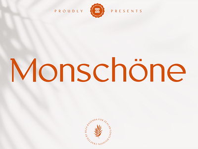 Monschone Luxury font