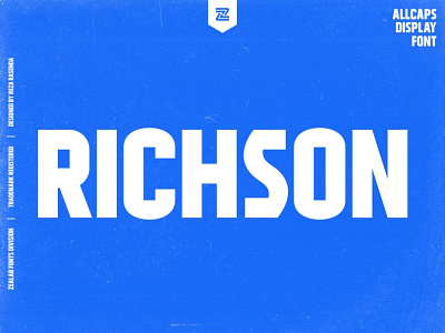 RICHSON urban display font branding display font fashion font lettering logo logo designs minimalist modern shoots vector