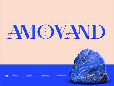 AMOVAND Multipurpose Display Font