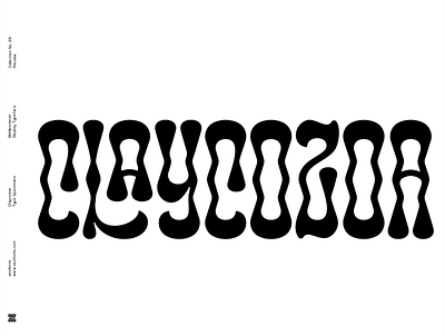 CLAYCOZOA - multipurpose display font art art noveau branding design display font font illustration logo logo designs minimalist modern psychedelic ui