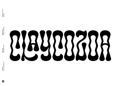 CLAYCOZOA - multipurpose display font