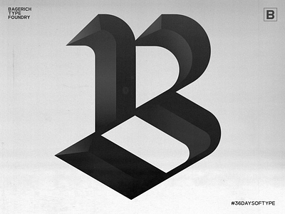 LETTER B FOR #36DAYSOFTYPE 36days b 36daysoftype branding design display font font illustration logo logo designs minimalist modern ui