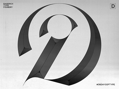 D for #36daysoftype 36days d 36daysoftype branding design display font font illustration lettering logo logo designs minimalist modern typeface ui