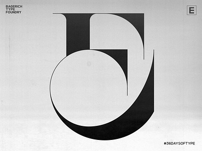 E for #36daysoftype