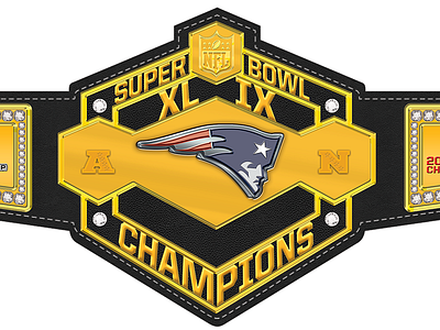 Super Bowl Title Belt awards sports trophy