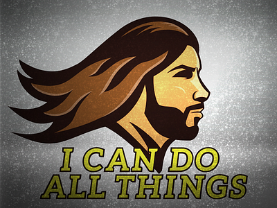 I Can Do All Things design graphic illustration jesus