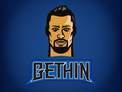 Kris Gethin Portrait design graphic illustration portrait