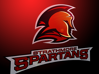 Strathmore Spartans branding design graphic illustration logo spartans sports trojan