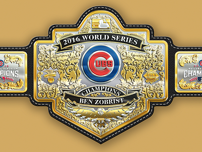 Chicago Cubs Title Belt Mvp