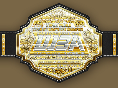 WBA Title Belt and Logo Bantamweight