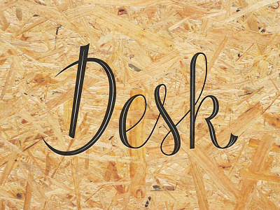 Desk Lettering