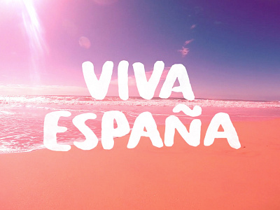 Viva Espana handdrawn letters titlesequence viva espana