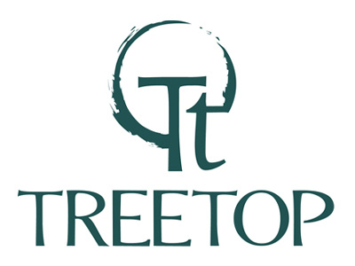 Treetop Logo branding green illustration logo treetop