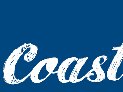 Coastline Logo blue branding coastline design illustration logo sketchy