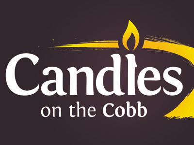 Candles on the Cobb Logo Idea candle concept idea logo