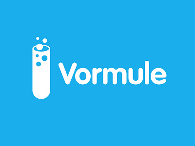 Vormule | Brand concept. brand concept dutch merk name registered test tube vormule