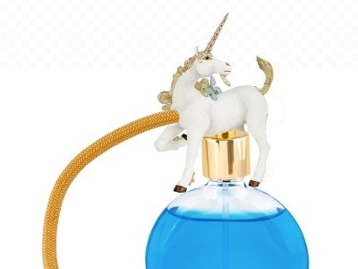 Prototype blue fart fashion packaging perfume pretty spray unicorn