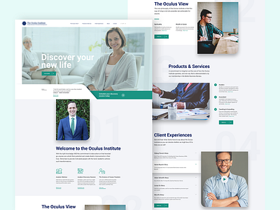 Personal development website design branding corporate design exploration interaction landing page ui ux website website design website header