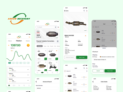 Catalytic Converter Recycling App Design