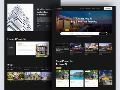 Real estate website design consultant home homepage landing page minimal property real estate real estate agency real estate app real estate website realtor ui ux web design website