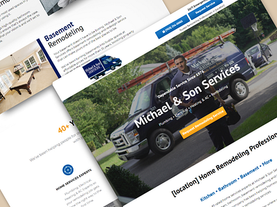 Michael & Son | Remodeling Landing Page 🔧 cro digital marketing google ads home remodeling landing page ppc