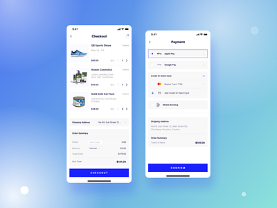 Checkout Process ( Ecommerce app)