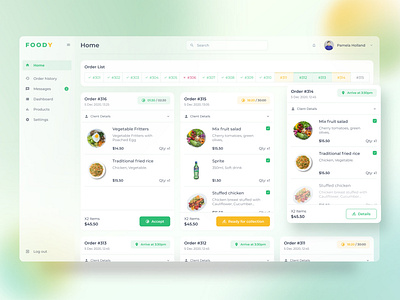 Food delivery web app (FOODY) by Hasan Al Banna on Dribbble