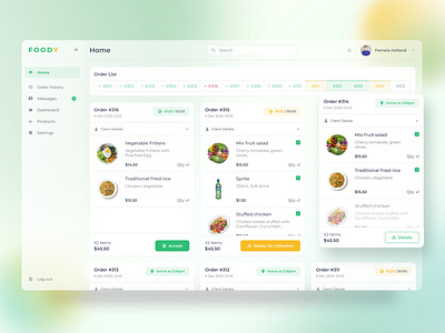 Food delivery web app (FOODY)