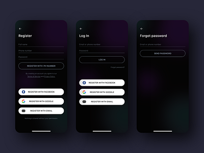 Travel App Onboarding Screens