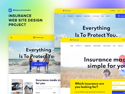 Protect you - Insurance website