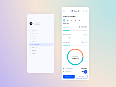 Loan App (Mobile view) | Acme Co